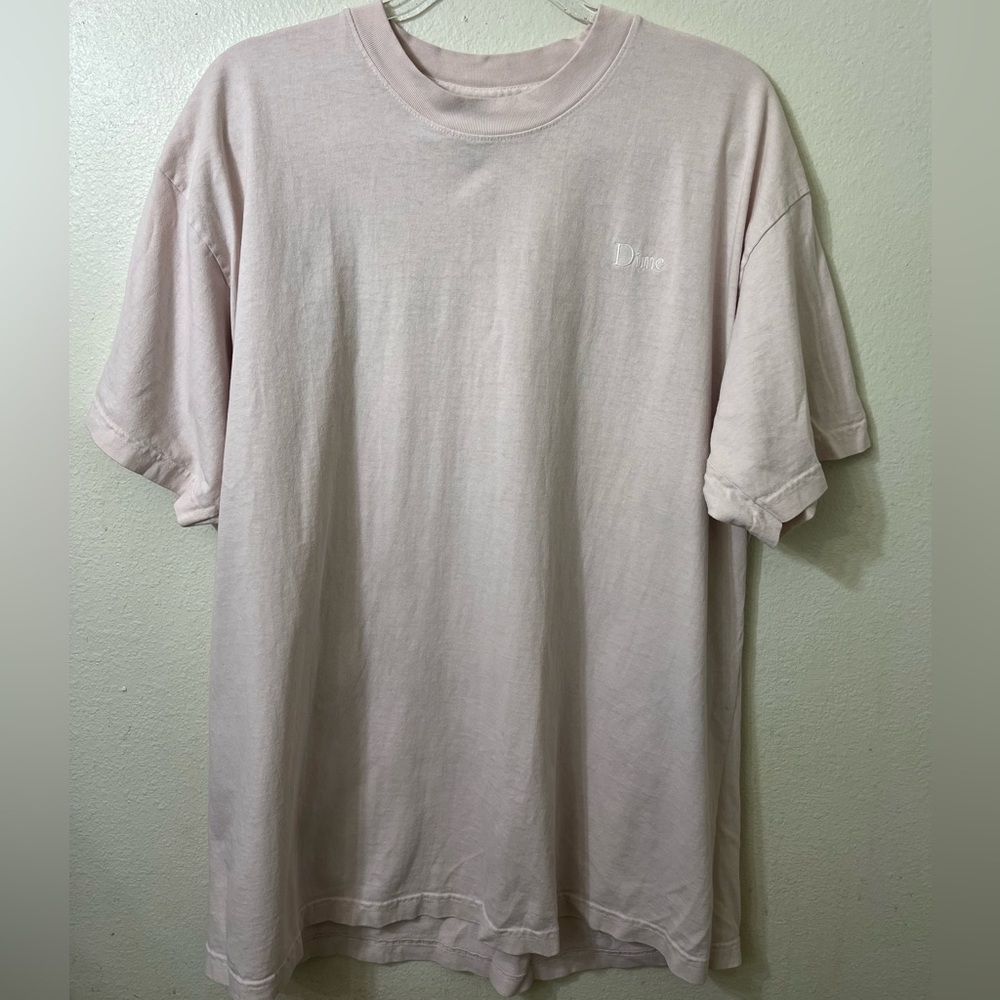 Dime Small Logo T-shirt Light Pink